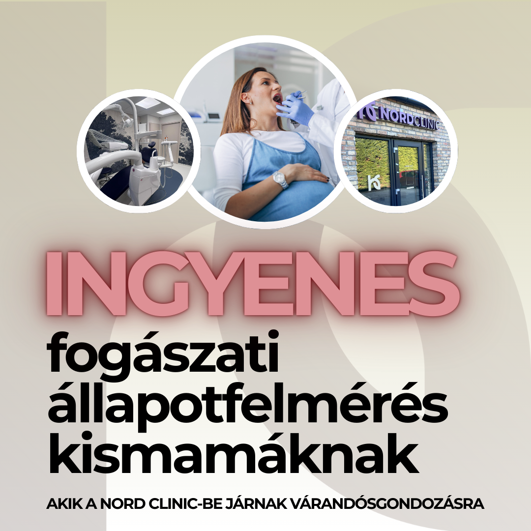 Ingyenes fogászati állapotellenőrzés a Nord Clinic kismamái számára